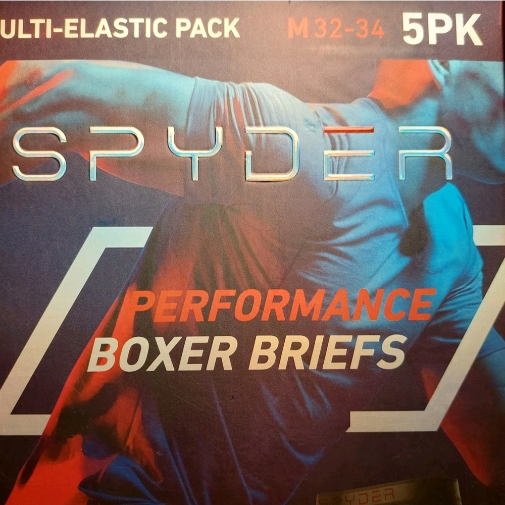 Spyder - Men's Performance Boxer Briefs - Multi-Color 5-Pack - Picture 3 of 12